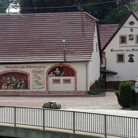 Restaurant & Pension "Bauernhof Zum Silberbergwerk" Limabach - Oberfrohna エクステリア 写真